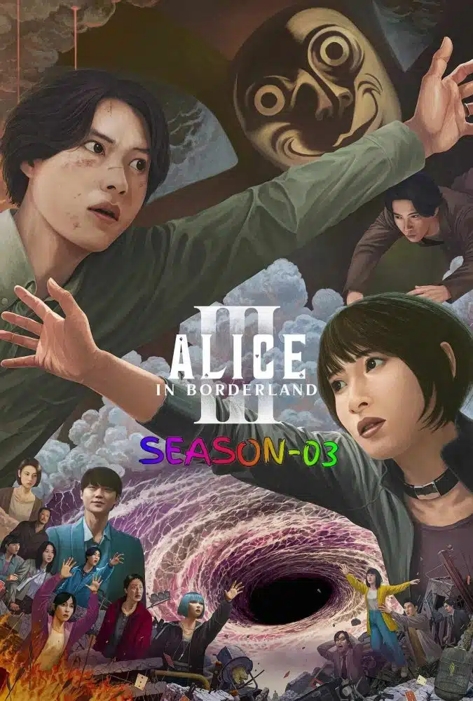 Free Alice in Borderland S03 (2025) (Hindi + English) Dual Audio Completed Web Series HEVC ESub